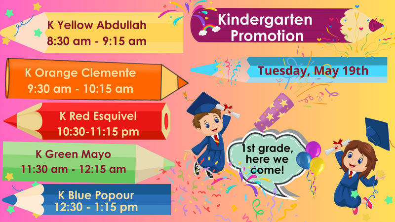 Kindergarten Promotion Featured Photo