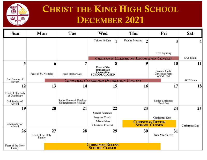 December Calendar Featured Photo