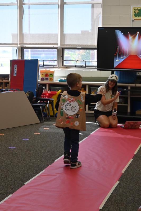 Walking the alphabet runway