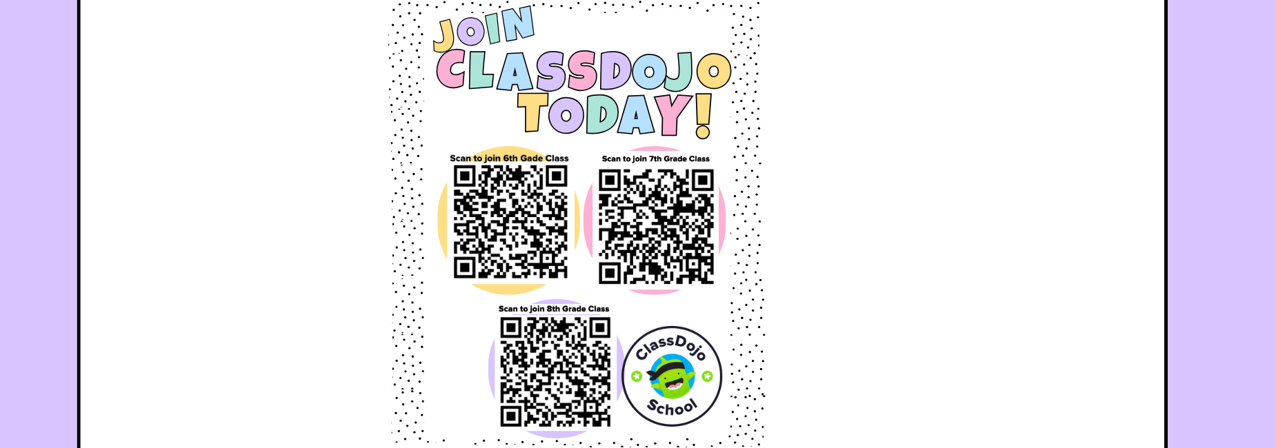 ClassDojo Sign-up based in grade level
