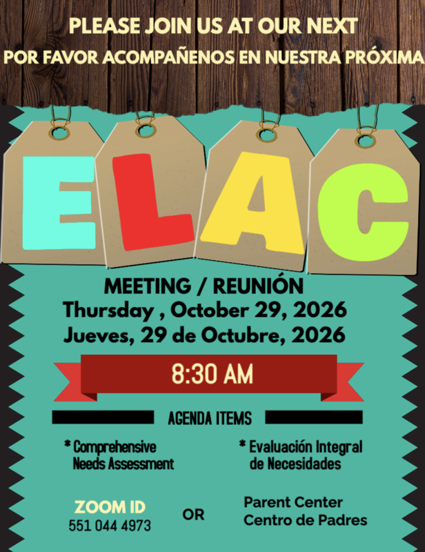 ELAC Meeting