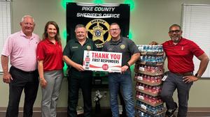 Coke donate to Pike County Sheriff Jones