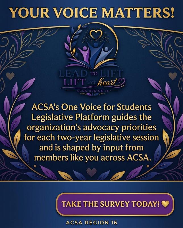 ACSA Region 16 Member Survey