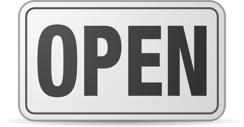 Open Sign