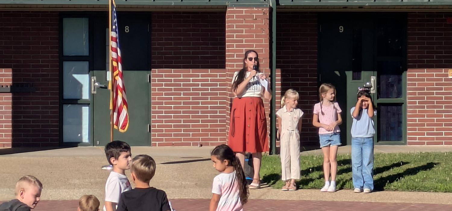 Principal Jean Bevel on the First Day of School - August 14, 2025