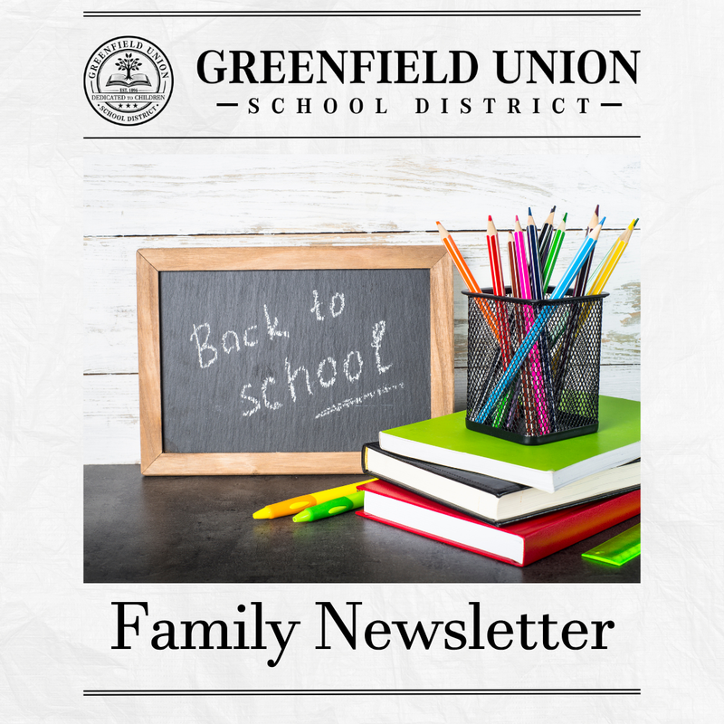GFUSD Family Newsletter Thumbnail Image