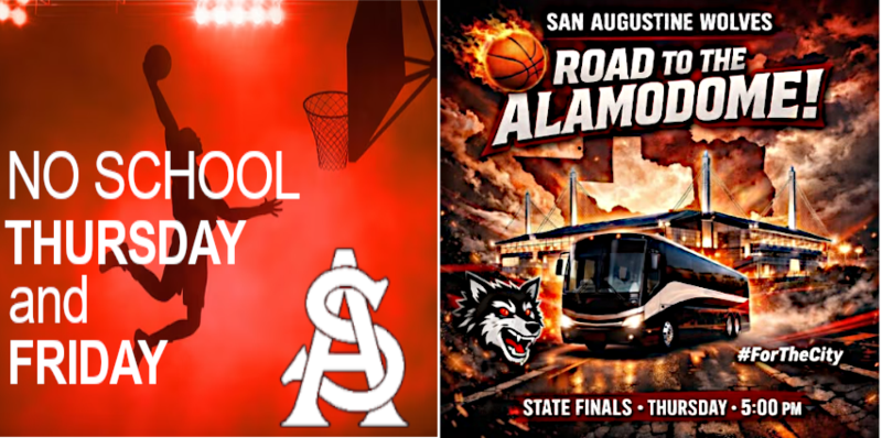 basketball no school alamodome poster