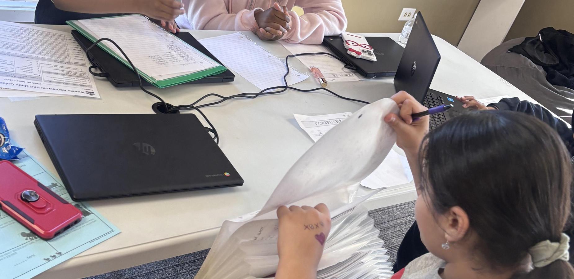 Our After-School Tutoring Program in partnership with the Timber Ridge Community is in full swing!
--