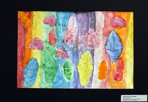 Student artwork on display