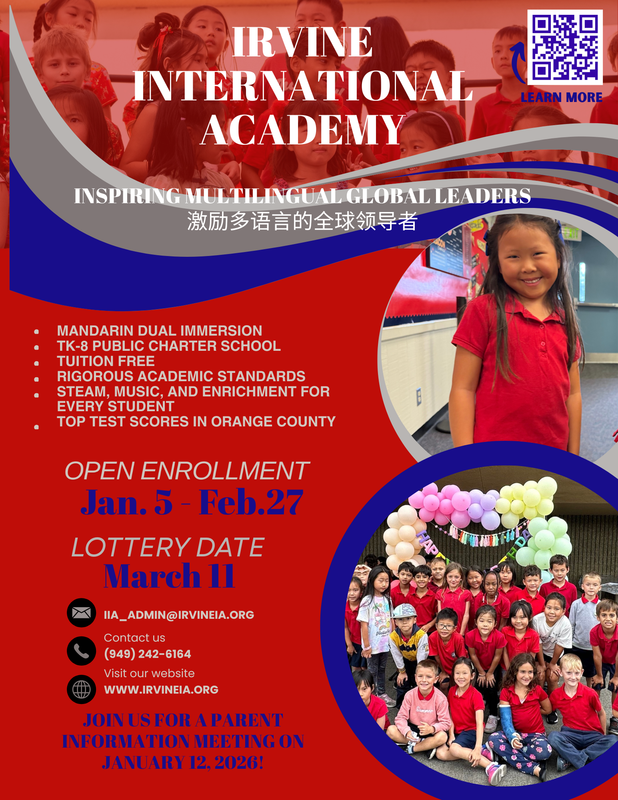 IIA OPEN ENROLLMENT 2026-27