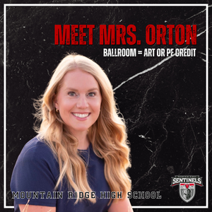 Come meet Mrs. Orton at Sophomore Orientation to learn more about joining the Ballroom family