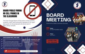 No Cell Phone Forum and Regular Board Meeting
