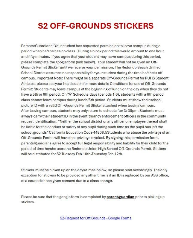 S2 Off Grounds Stickers Featured Photo
