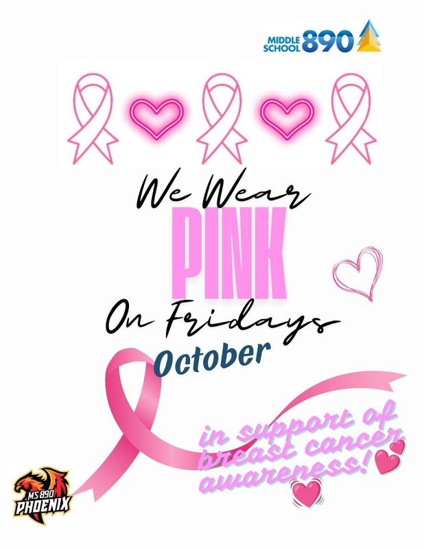 description of the image of the october pink fridays flyer