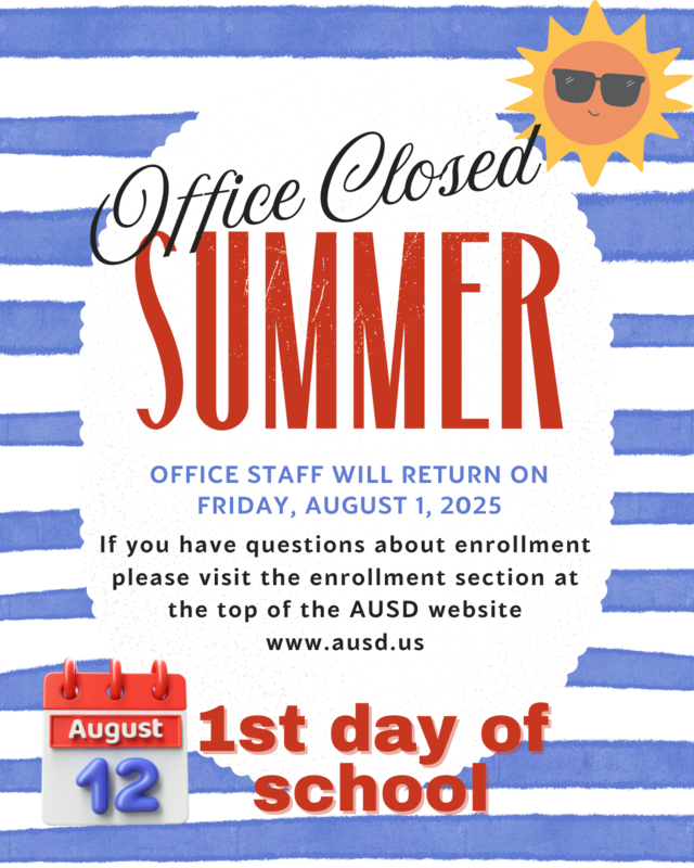 Office closed for Summer Featured Photo