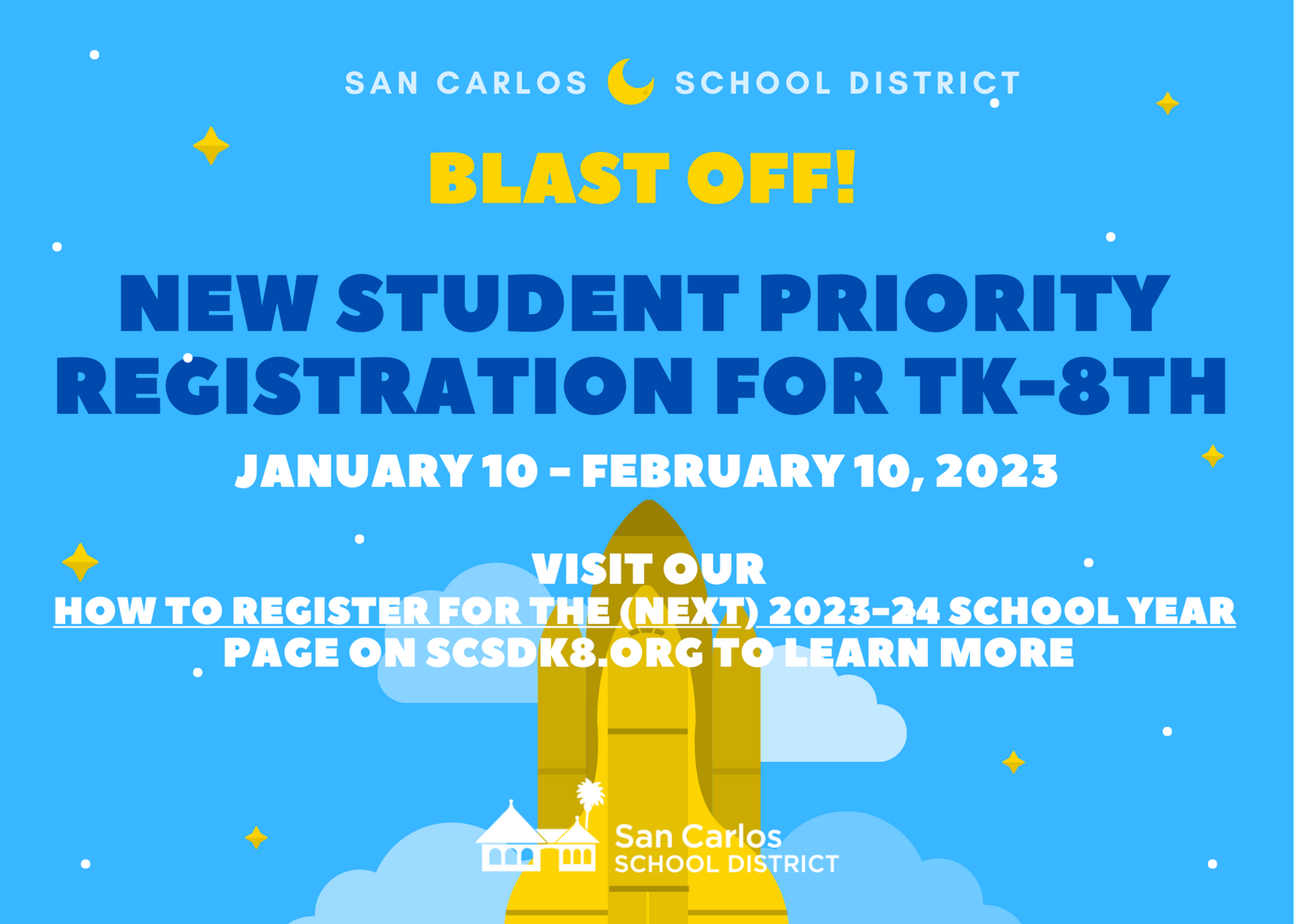 New student registration image