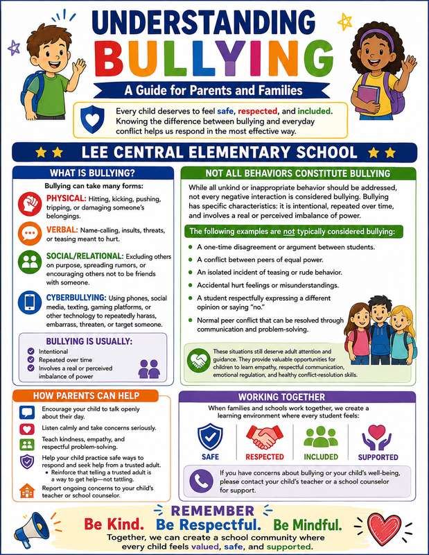 Understanding Bullying at Lee Central Elementary School