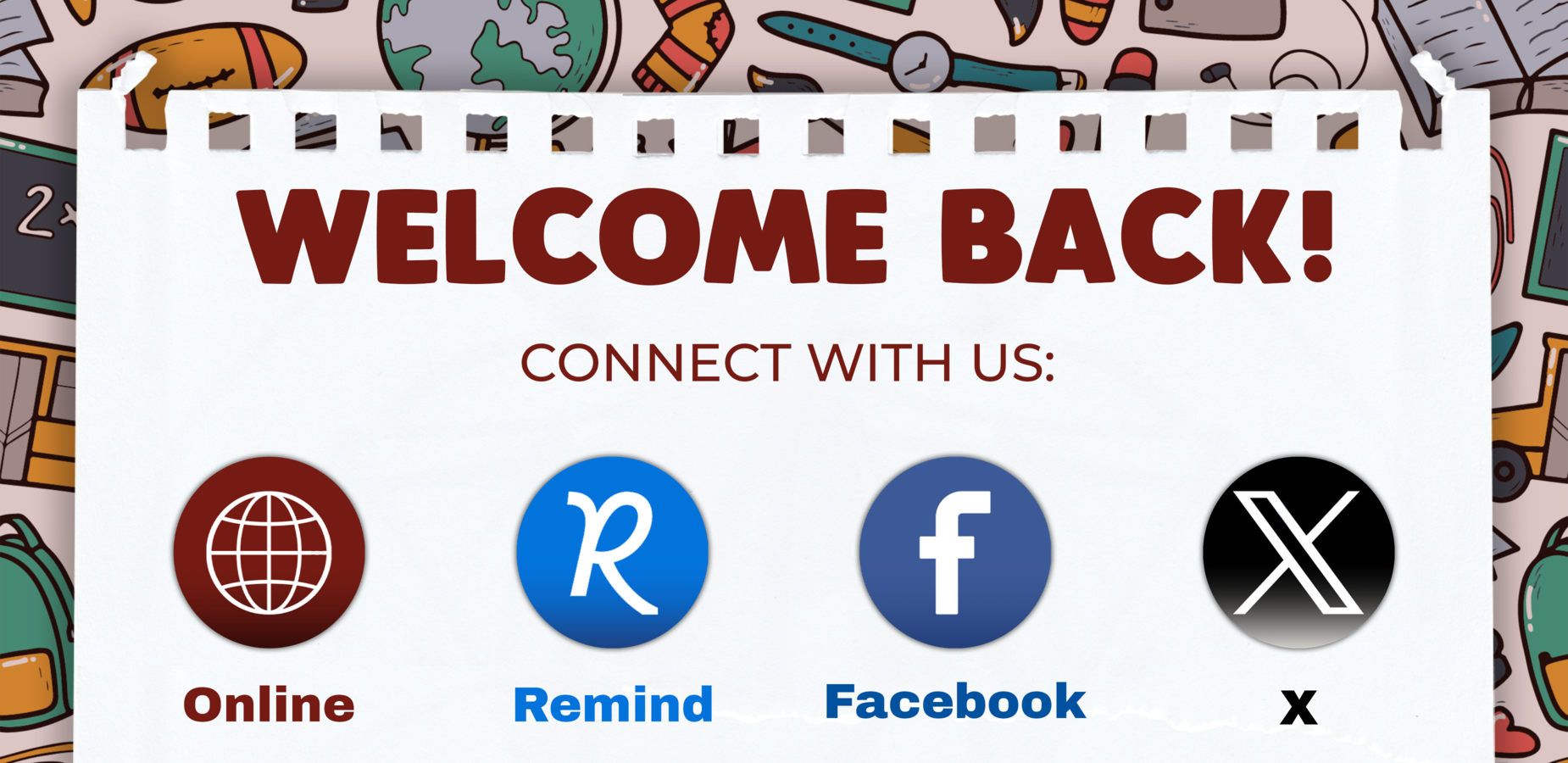 Welcome back