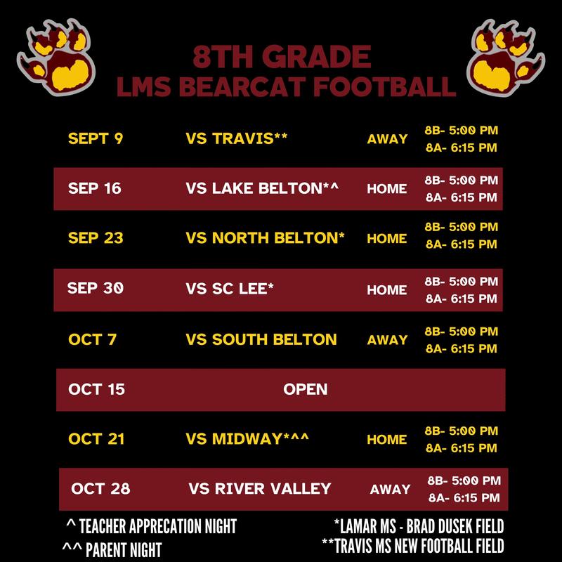 Lamar football schedule