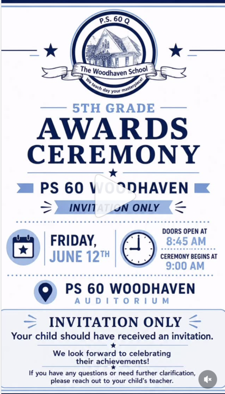 5th grade award ceremony
