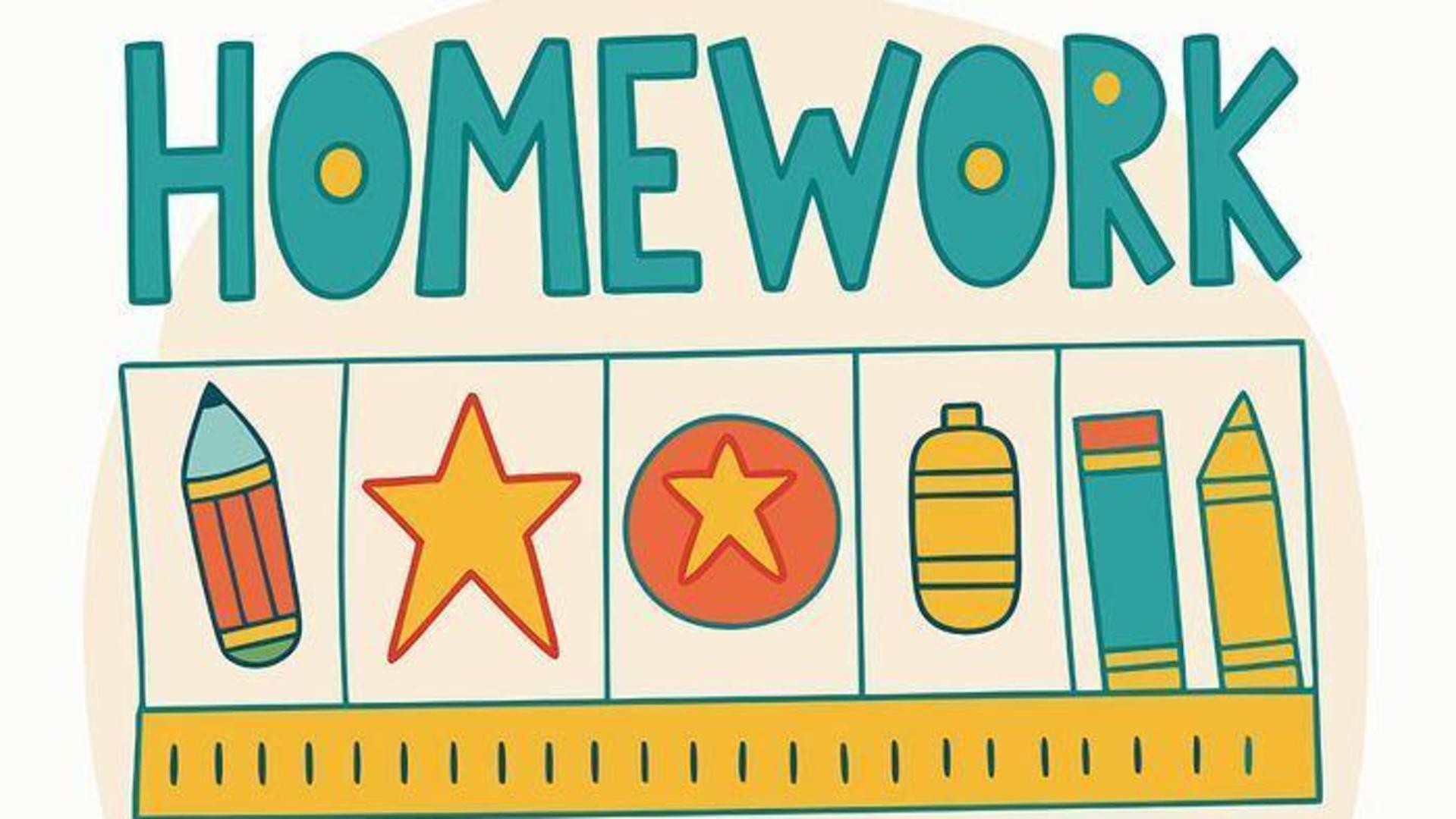 Homework Superstar clipart