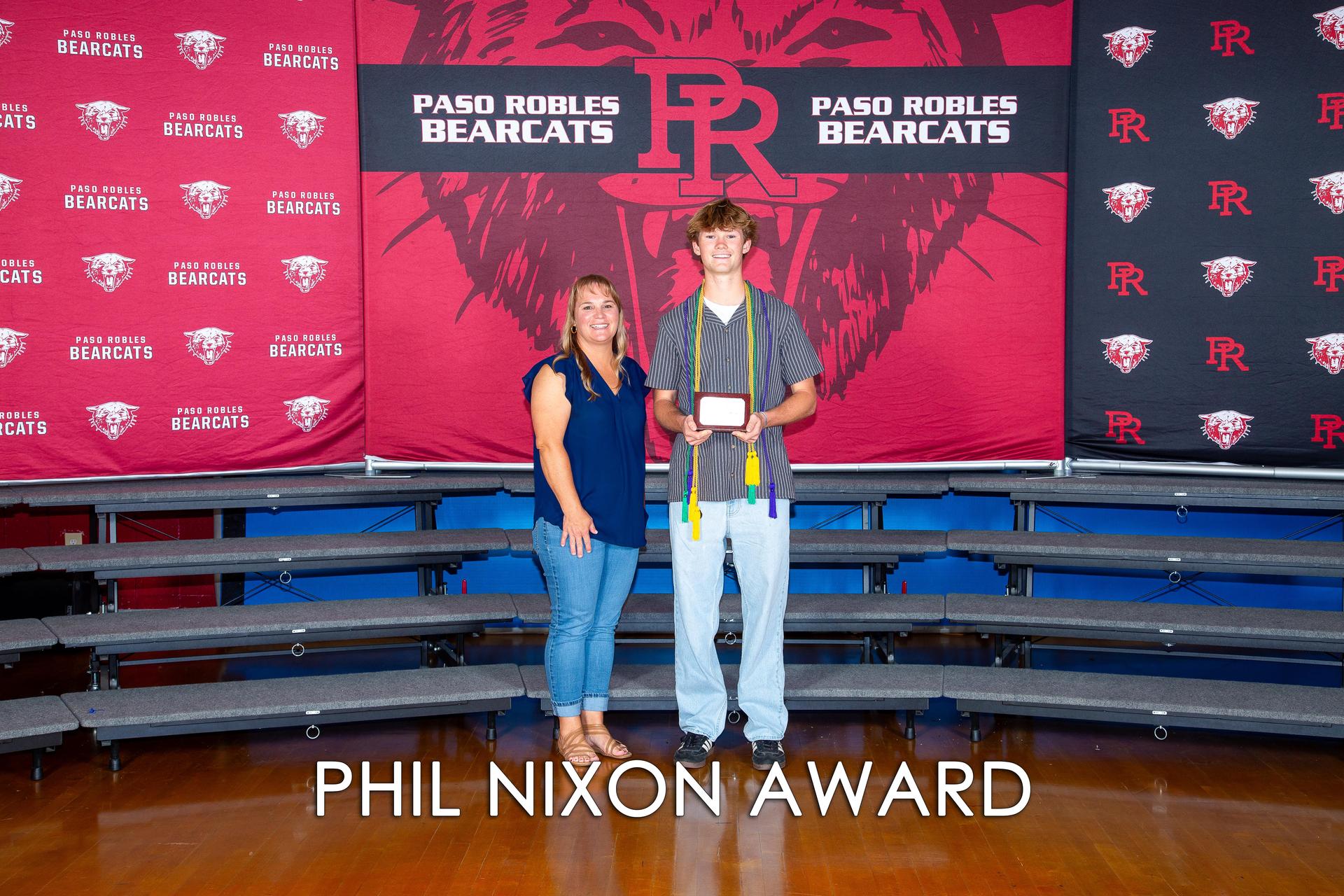 Phil Nixon Award with Boosters