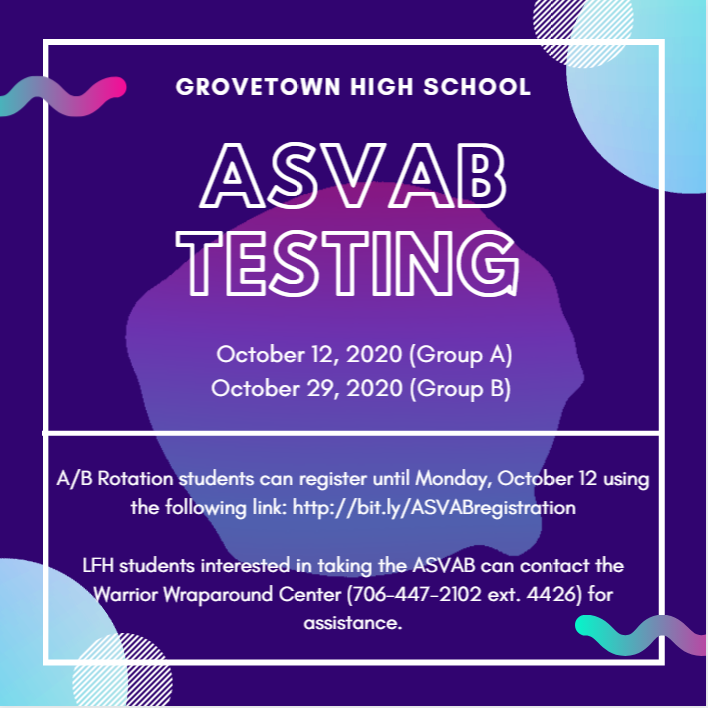 ASVAB Testing - Fall 2020 Featured Photo
