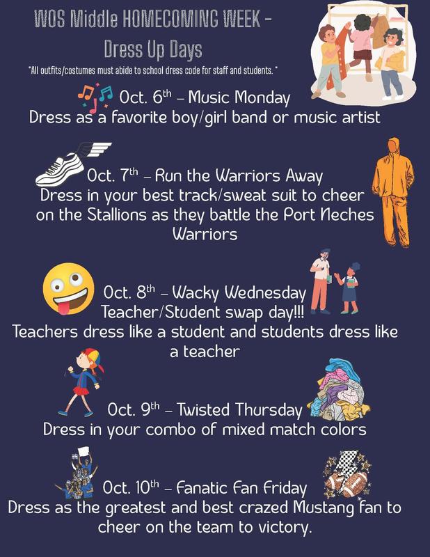 Dress Up days Homecoming
