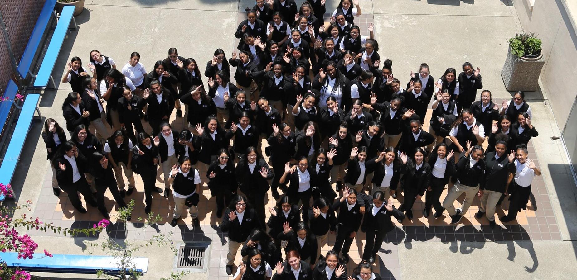 students in student park
