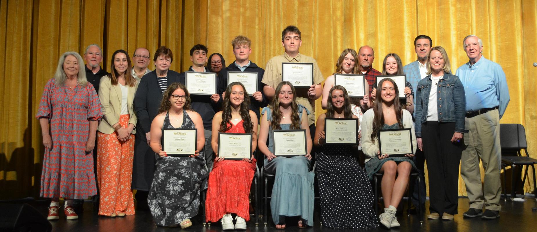 top 10 students from the high school