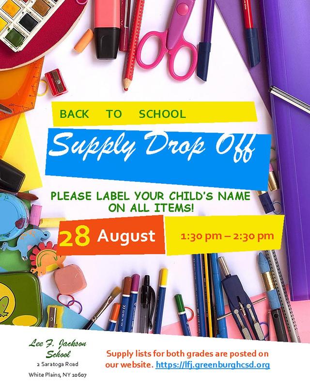 BTS Supply Drop Off Flyer 2025