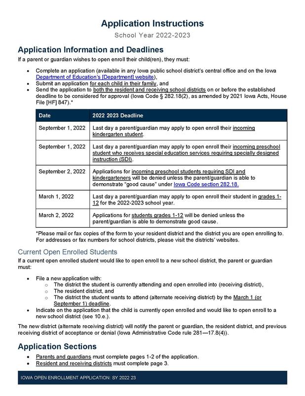 Panorama Community Schools is accepting Open Enrollment forms for the 2022-2023 School Year. Deadline March 1st! Featured Photo
