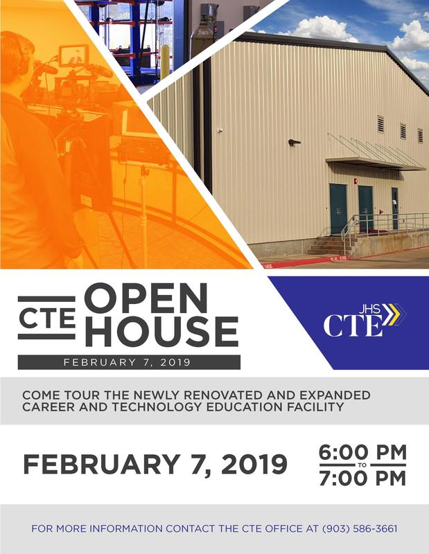 Flyer for Open House Invitation for CTE