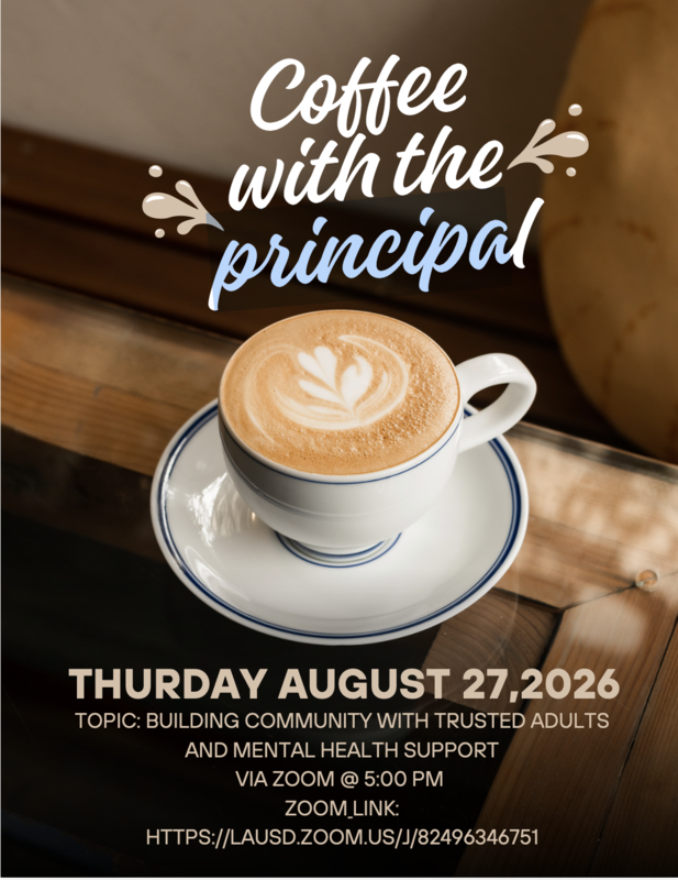 Coffee with the Principal