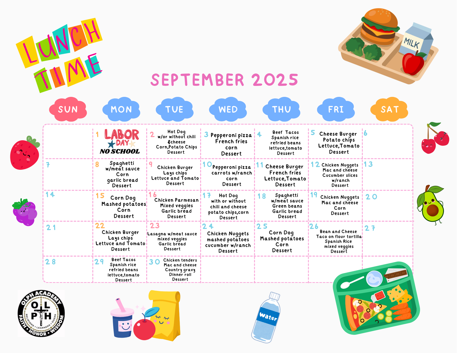 September Menu