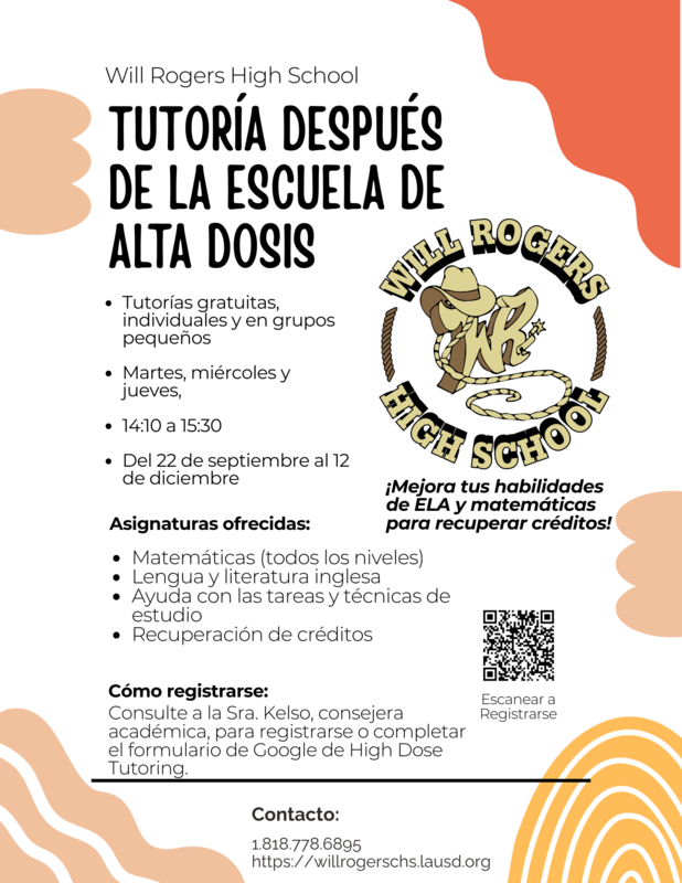 Spanish Tutoring Flyer