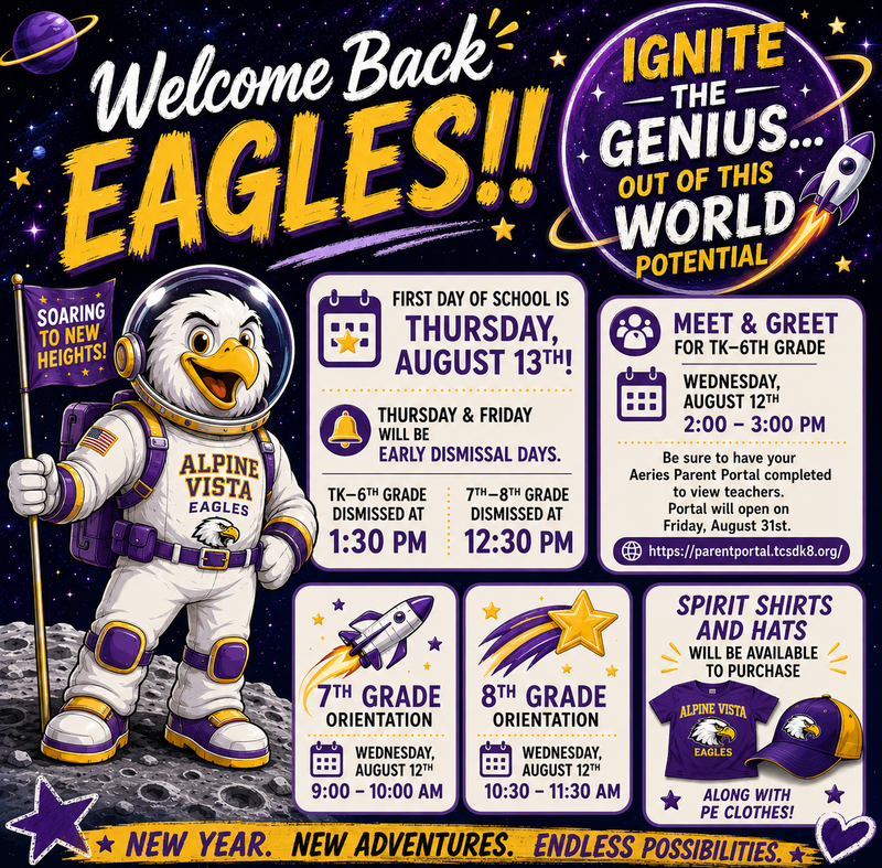 Welcome Back Eagles!!