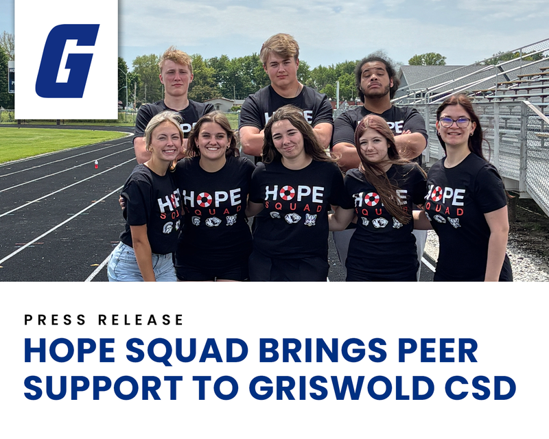 Hope Squad at Griswold CSD in Iowa