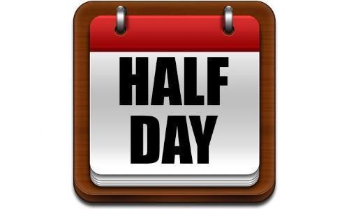 Plan Ahead: Half Day of School | Wednesday, December 3rd Featured Photo