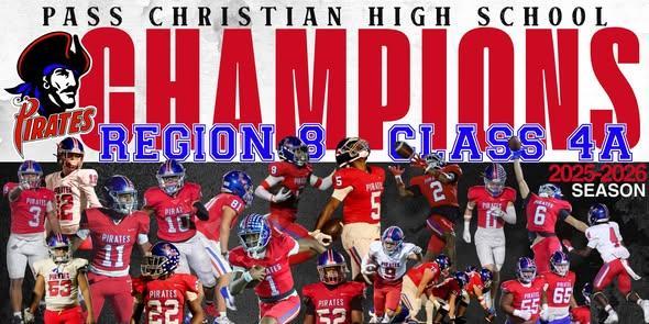 The Pass Christian High School Football Team and Coaching Staff were recognized at tonight's Board Meeting for their history-making season. Once A Pirate, Always A Pirate! Congratulations!!