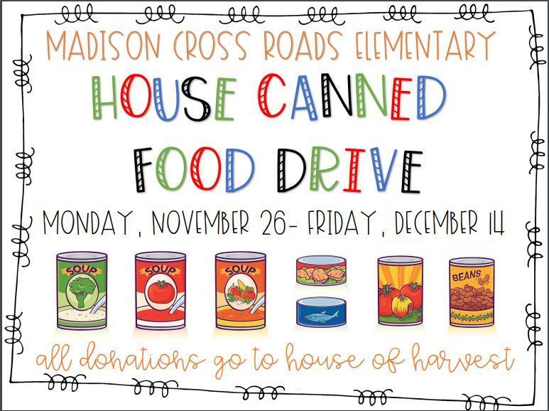 House Canned Food Drive