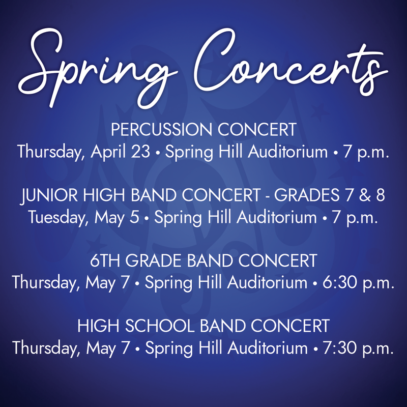 Spring Band Concerts