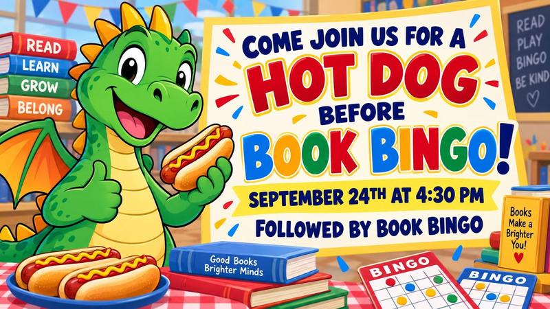 Back to School Book Bingo Featured Photo