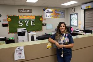 Principal Jaramillo at SVE