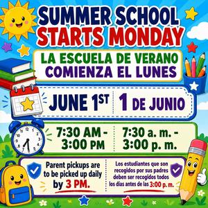 Summer School flyer for 2026