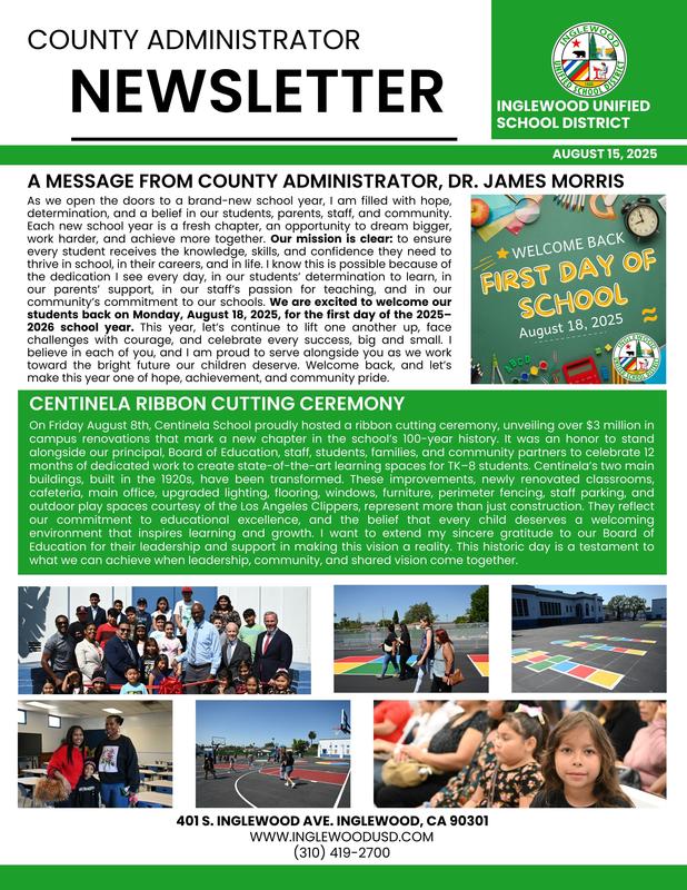 County Administrator Newsletter August 15, 2025 Featured Photo