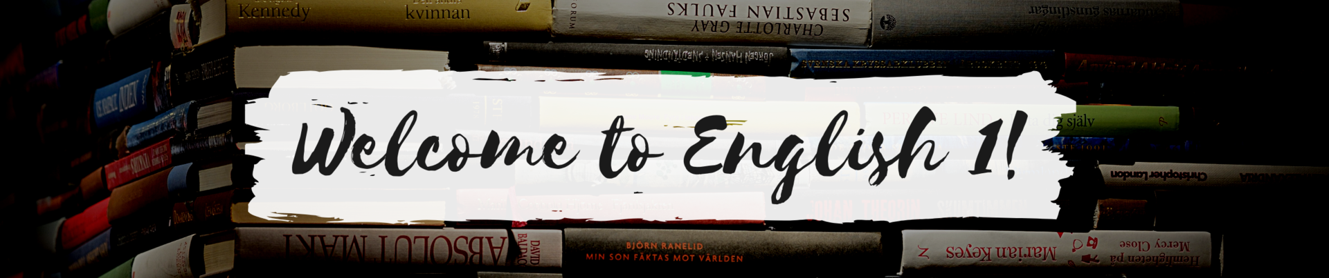 Welcome to English 1!