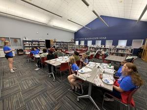 Today, the secondary Superintendent’s Student Leadership Council met for their monthly meeting.