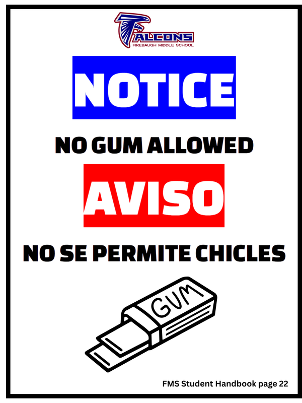 No gum policy