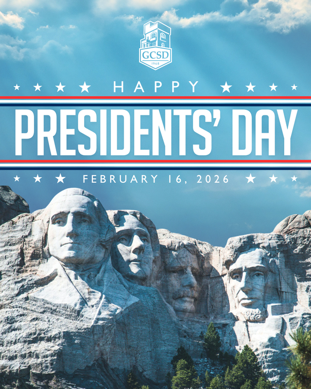GCSD Presidents Day 2026